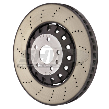 SHW Performance SHW 18-22 Audi RS5 Front Smooth Lightweight Brake Rotor AFX49201