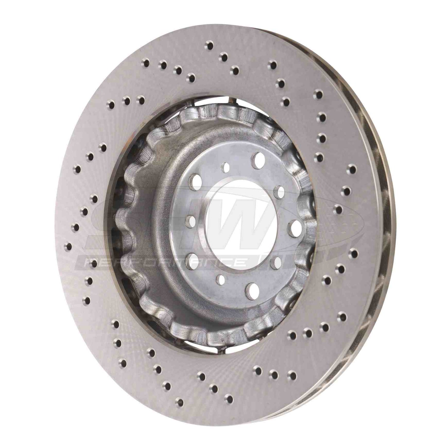 SHW Performance SHW 05-06 BMW M3 3.2L Left Front Cross-Drilled Lightweight Brake Rotor BFL44451
