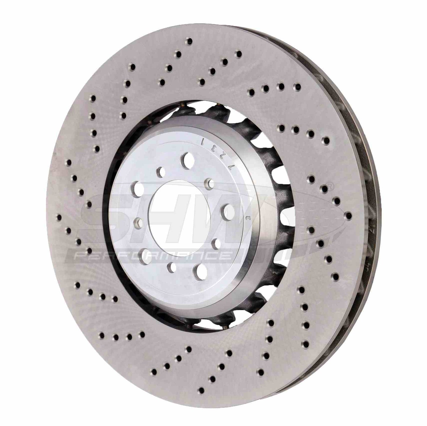 SHW Performance SHW 19-21 BMW M2 Competition 3.0L w/o Ceramic Brakes Left Front Cross-Drilled LW Brake Rotor BFL48251