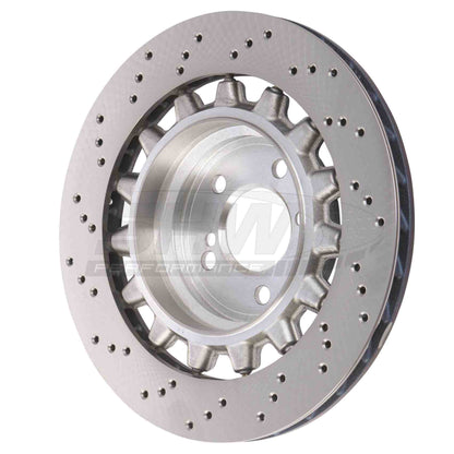 SHW Performance SHW 19-21 BMW M2 Competition 3.0L Right Rear Cross-Drilled Lightweight Brake Rotor BRR48254