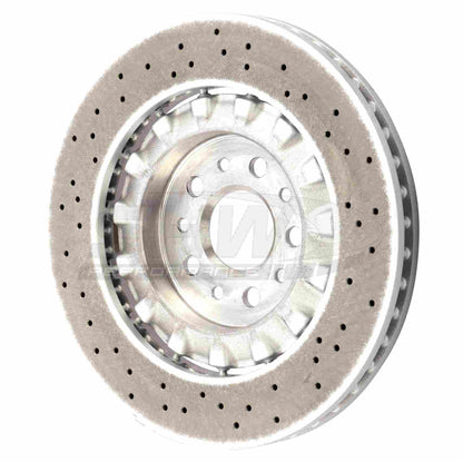 SHW Performance SHW 15-21 Maserati Ghibli 3.0L w/Sport Pkg Front Cross-Drilled Lightweight Brake Rotor MFX41561