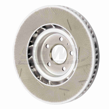 SHW Performance SHW 15-18 Porsche Macan S 3.0L w/o Ceramic Brakes Left Front Smooth Monobloc Brake Rotor PFL39521