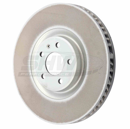 SHW Performance SHW 19-21 Porsche Macan S 3.0L Left Front Smooth Monobloc Brake Rotor PFL39527