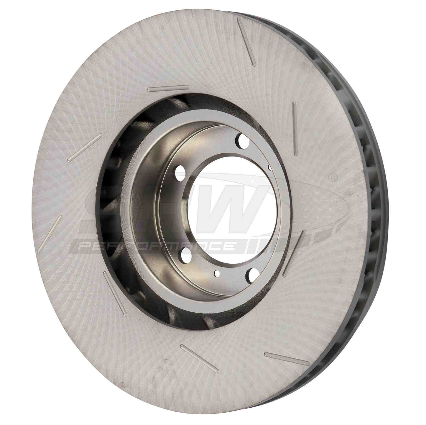 SHW Performance SHW 11-16 Porsche Panamera 4 3.6L w/o Ceramic Brakes Left Front Slotted Monobloc Brake Rotor PFL39721