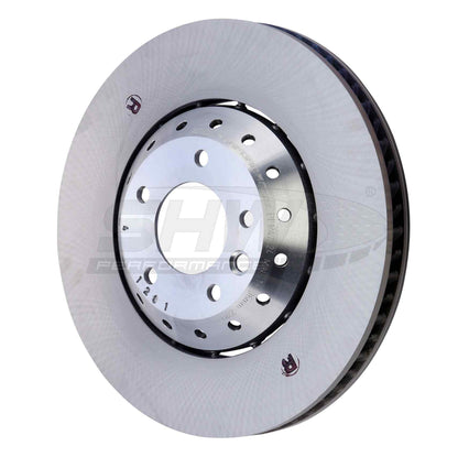 SHW Performance SHW 15-18 Porsche Cayenne GTS 3.6L w/19in Wheel w/o Ceramic Brake Right Front Smooth LW Brake Rotor PFR47524