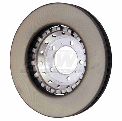 SHW Performance SHW 2021 Porsche Cayenne GTS 4.0L w/19in Wheel/Semi-Met Pad Right Frt Smth LW Brake Rotor (EU Only) PFR47544