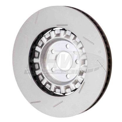 SHW Performance SHW 15-18 Porsche Macan Turbo 3.6L w/19in Wheels/Perf Package Right Front Slotted LW Brake Rotor PFR49532