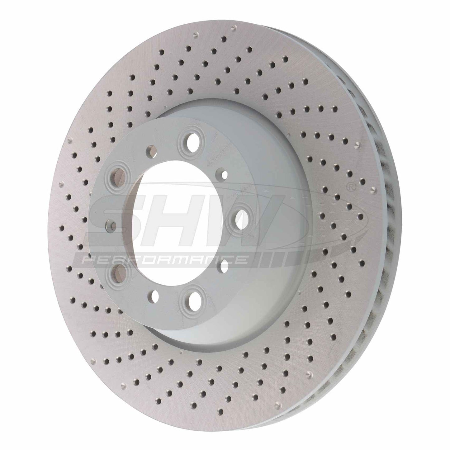SHW Performance SHW 17-21 Porsche 911 Carrera 3.0L w/o Ceramic Brakes Left Rear Cross-Drilled MB Brake Rotor PRL31524