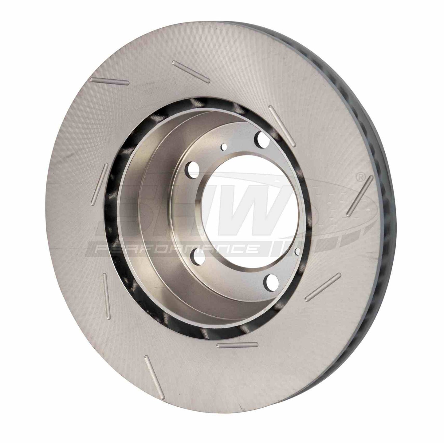SHW Performance SHW 11-16 Porsche Panamera 4 3.6L w/o Ceramic Brakes Left Rear Slotted Monobloc Brake Rotor PRL39723