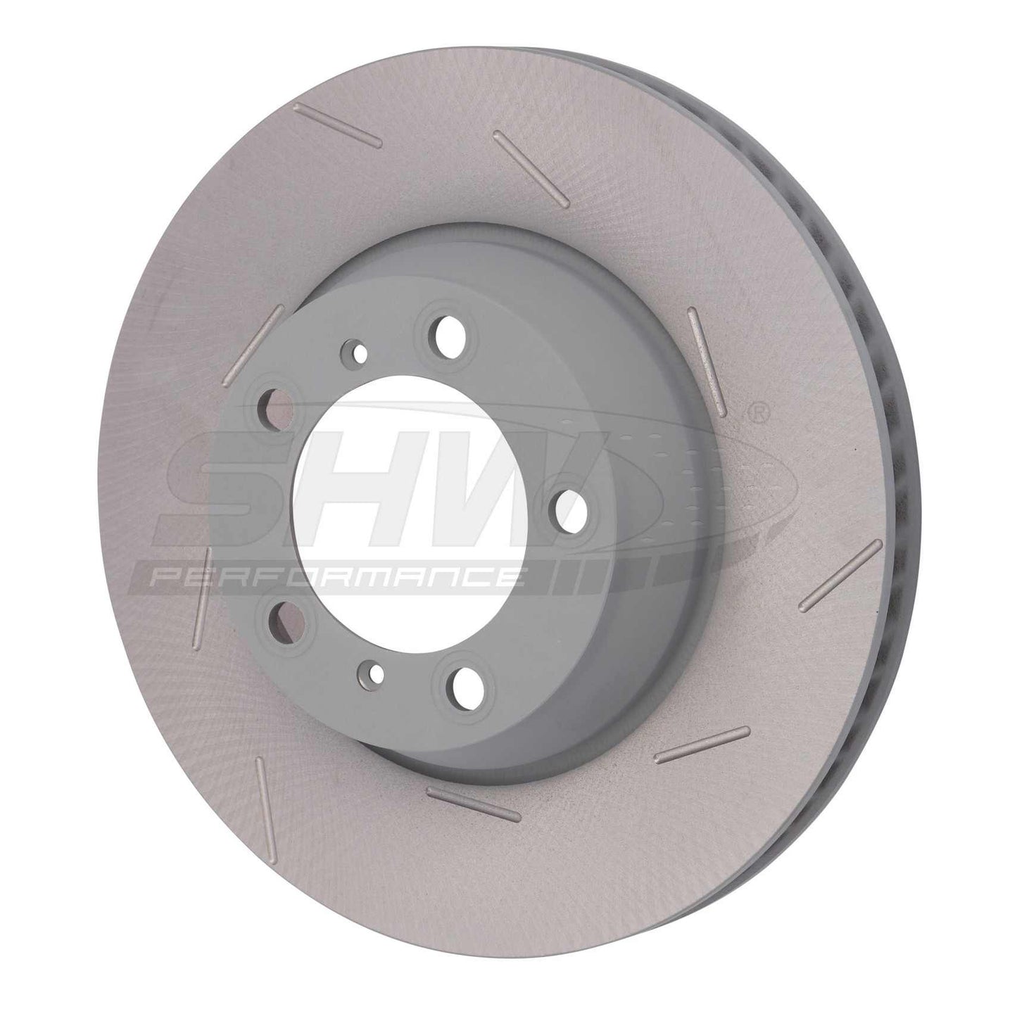 SHW Performance SHW 11-16 Porsche Panamera 4 3.6L w/o Ceramic Brakes Right Rear Slotted Monobloc Brake Rotor PRR39724