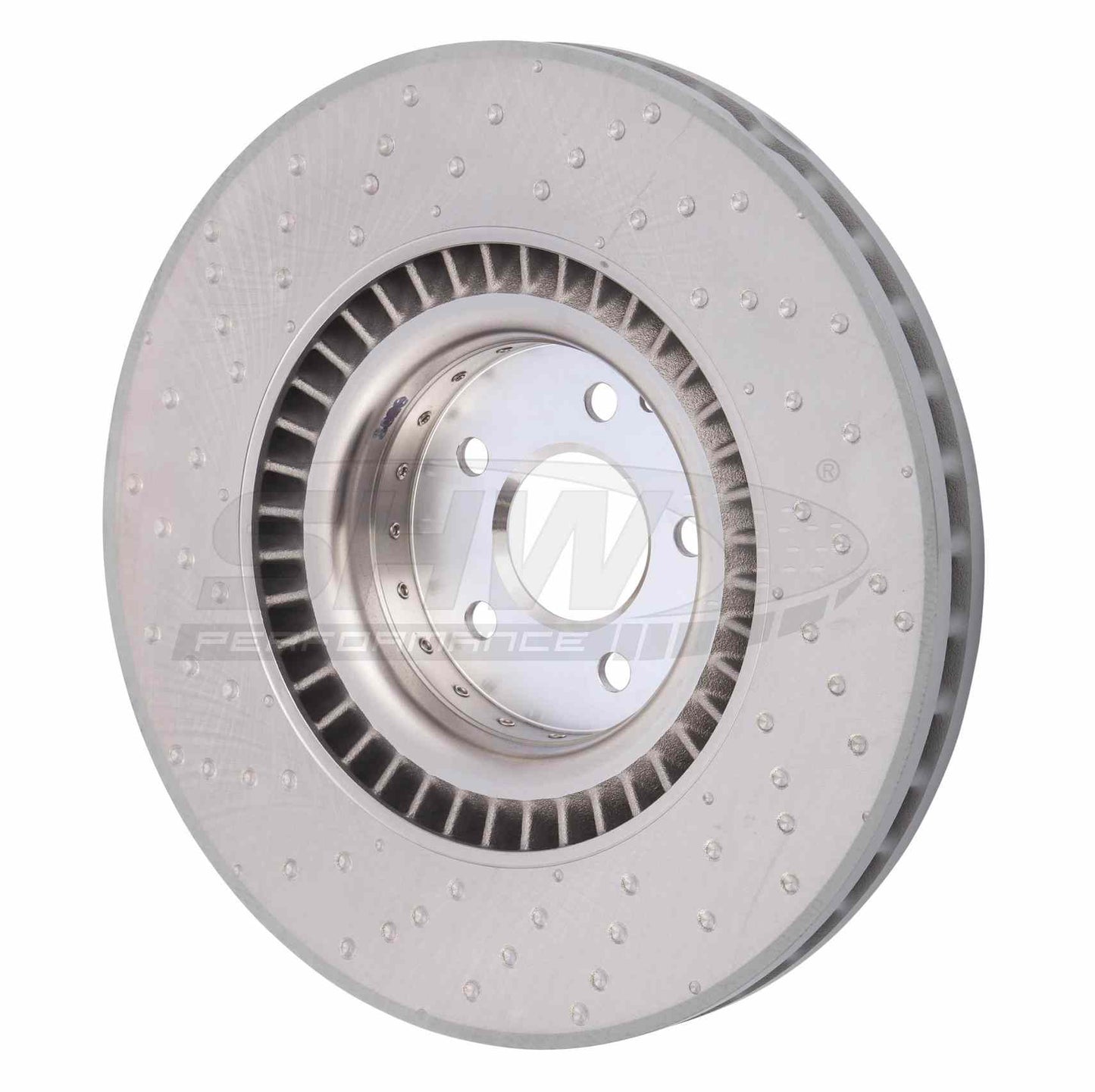 SHW Performance SHW 08-14 Mercedes-Benz CL63 AMG Front Dimpled Lightweight Brake Rotor TFX42311