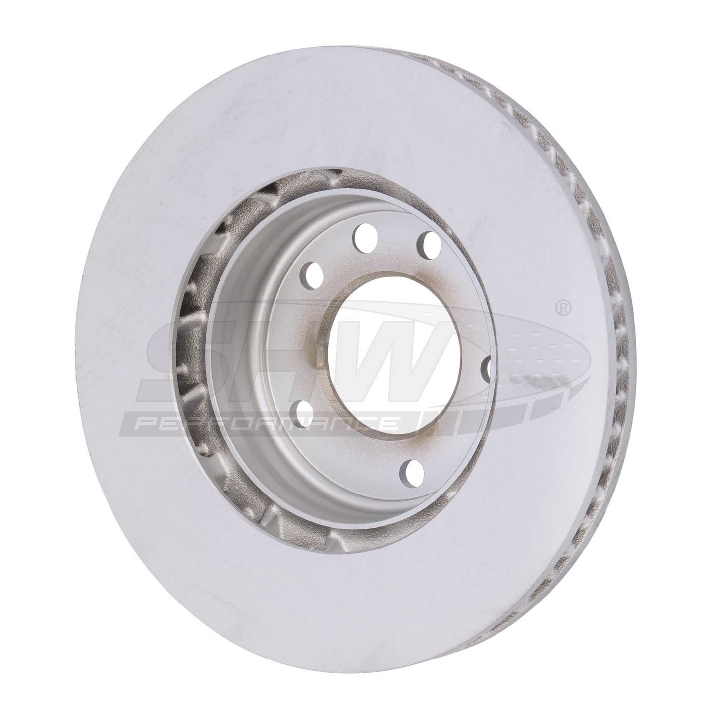 SHW Performance SHW 05-09 Volkswagen Touareg 3.2L/4.2L w/330mm Rotors Left Front Smooth Monobloc Brake Rotor VFL37811