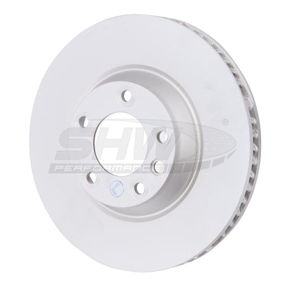 SHW Performance SHW 05-09 Volkswagen Touareg 3.2L/4.2L w/18in Wheels Left Front Smooth Monobloc Brake Rotor VFL37813