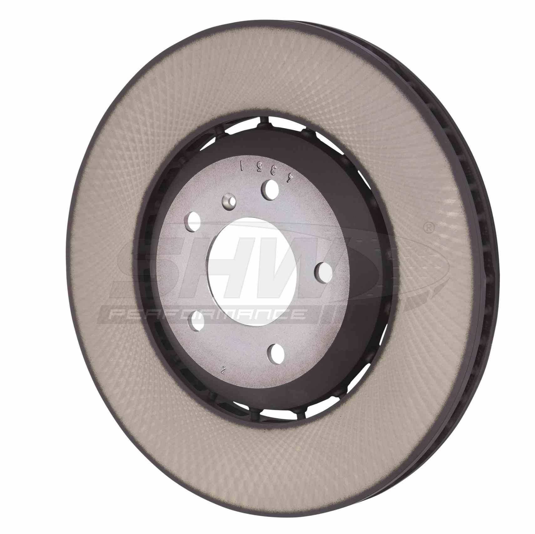 SHW Performance SHW 16-20 Bentley Bentayga 6.0L Rear Smooth Lightweight Brake Rotor VRX47362