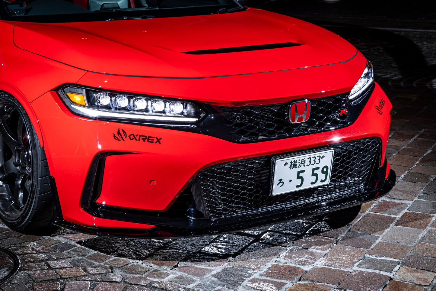 MAX ORIDO Front Lip Spoiler + Side Fins - Honda Civic Type R [FL5]- ** In Stock **