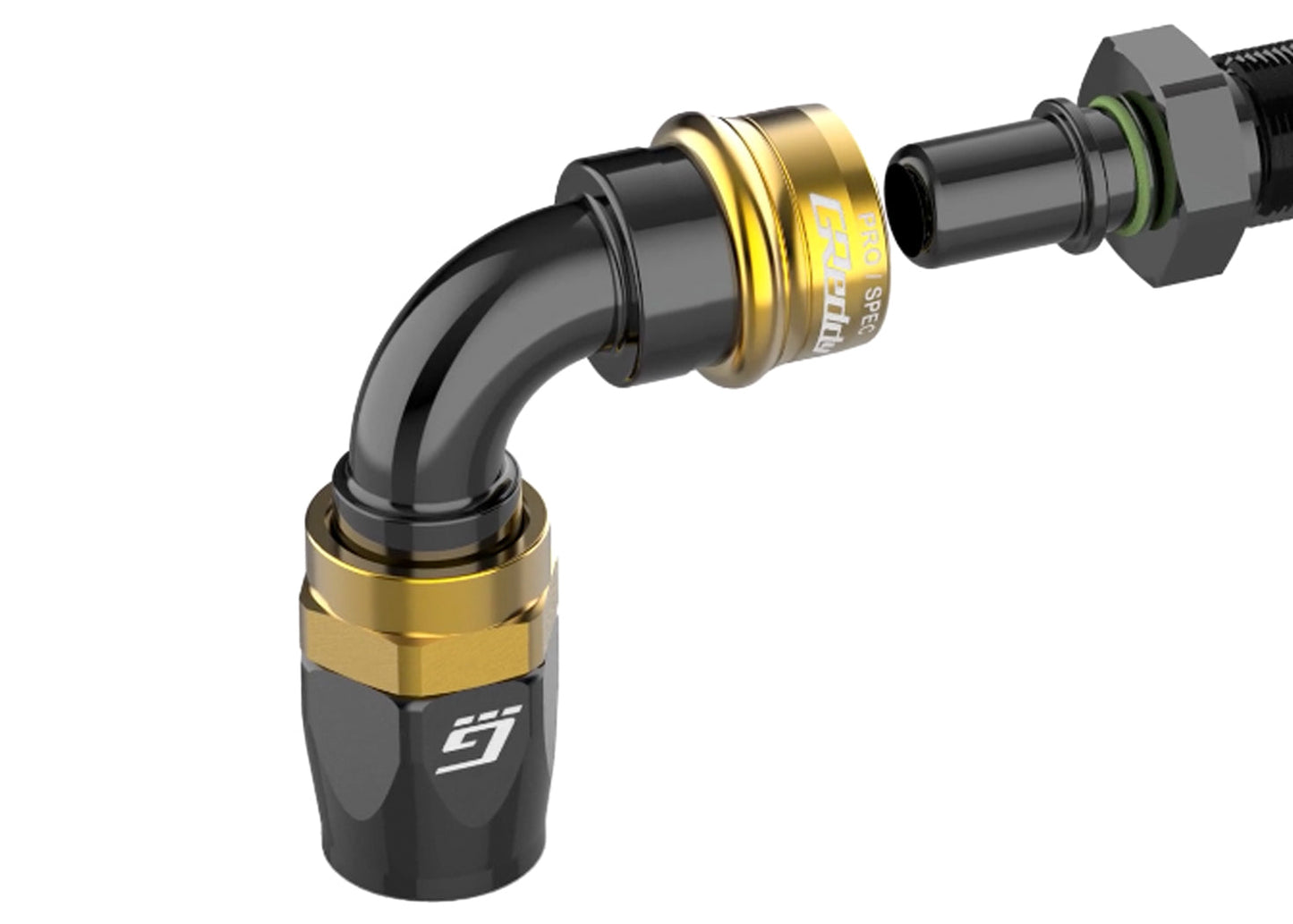CATALOG GREDDY PRO/SPEC TO MALE AN ADAPTER(s) - BLACK - (12870402 12870602 12870802 12871002 12871202 12871602 12872002)