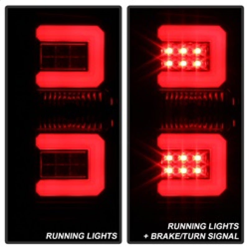 Spyder Chevy Silverado 16-17 Light Bar LED Tail Lights - Black Smoke ALT-YD-CS16-LED-BSM 5083739 5083739 Photo - Unmounted