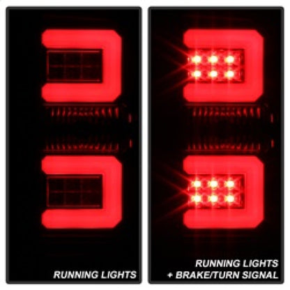 Spyder Chevy Silverado 16-17 Light Bar LED Tail Lights - Black Smoke ALT-YD-CS16-LED-BSM 5083739 5083739 Photo - Unmounted