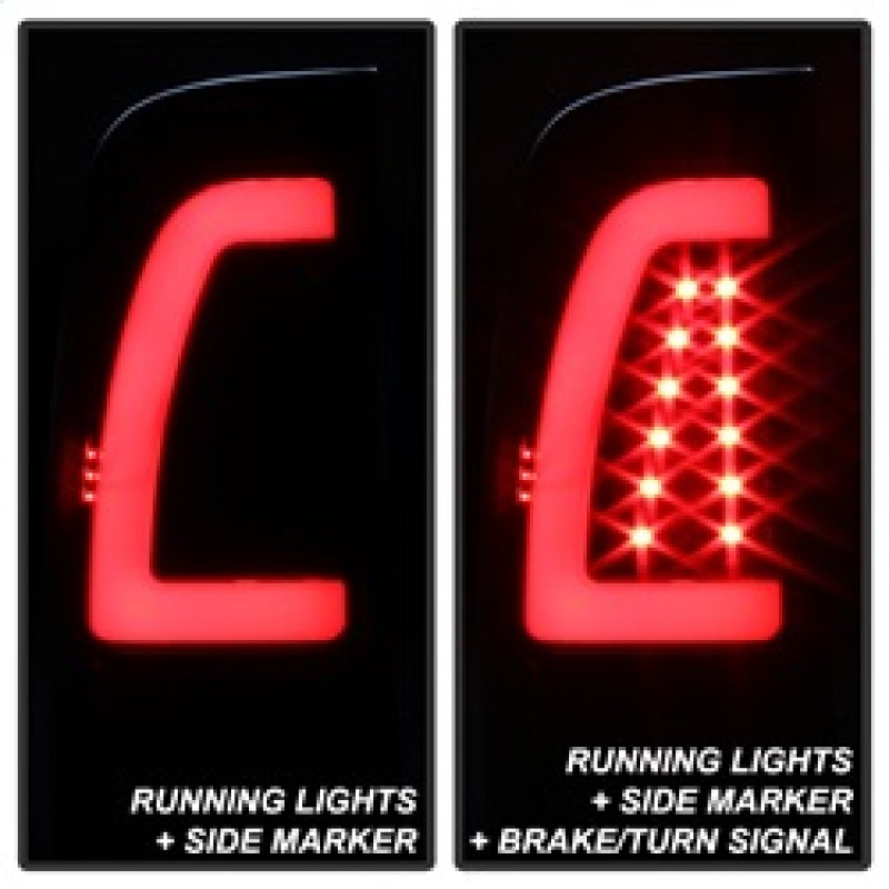 SPYDER xTune 97-03 Ford F-150 Light Bar LED Tail Lights - Black Smoke (ALT-ON-FF15097-LBLED-BSM) 9038501 9038501 Photo - Unmounted