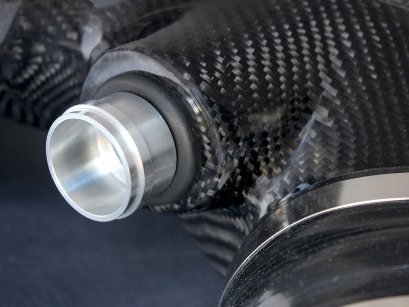 aFe Black Series Stage-2 Carbon Fiber Cold Air Intake System w/ PRO DRY S 51-31662-C Photo - Unmounted