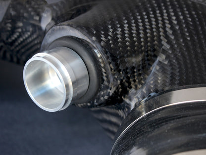 aFe Black Series Stage-2 Carbon Fiber Cold Air Intake System w/ PRO DRY S 51-31662-C Photo - Unmounted