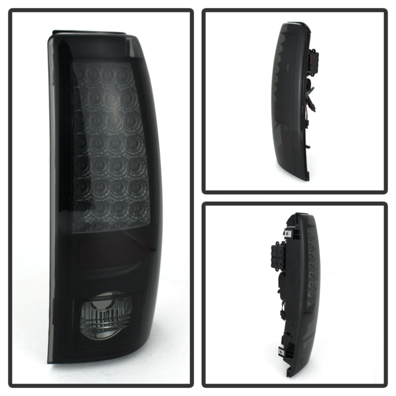 Spyder Chevy Silverado 1500 99-02 (Not Fit Stepside) LED Tail Lights Blk Smke ALT-YD-CS99-LED-BSM 5078063 5078063 User 1