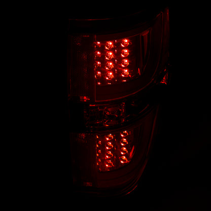 Anzo 2009-2013 Ford F-150 LED Taillights Chrome 311259 Photo - Mounted