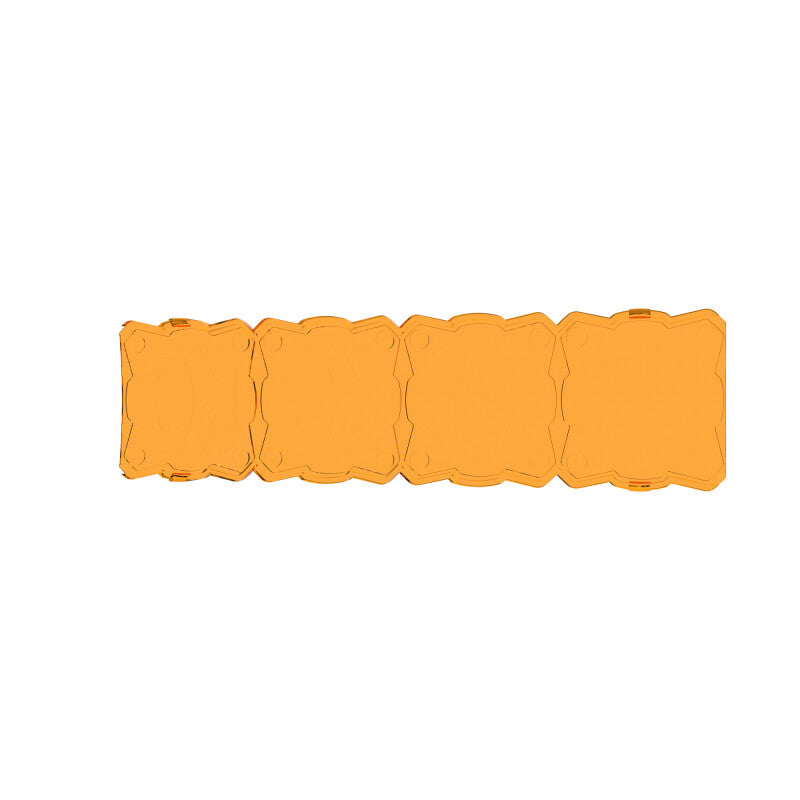 KC HiLiTES FLEX ERA LED Light Bar 10in. Light Shield - Amber (SHIELD ONLY) 5333 5333 User 2