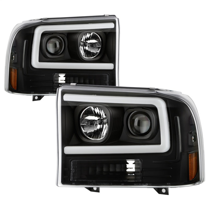 SPYDER Ford F-250 99-04/Excursion 00-04 1 Piece LED Headlights - Black PRO-YD-FF25099V2PL-BK 5088062 5088062 Photo - Primary