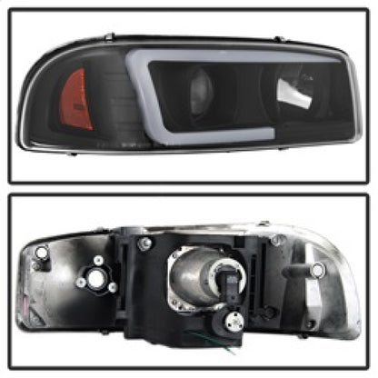 Spyder GMC Sierra 1500/2500/3500 99-06 V2 Projector Headlights - DRL - Black PRO-YD-CDE00V2-LB-BK 5084521 5084521 Photo - Unmounted