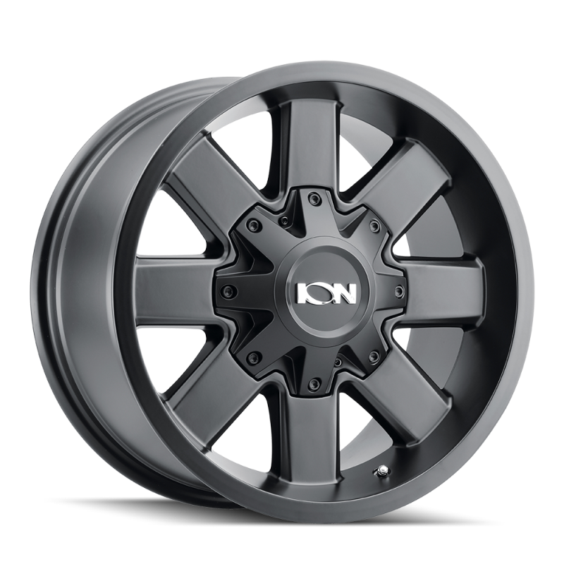 ION Wheels ION Type 141 18x9 / 8x180 BP / 18mm Offset / 124.1mm Hub Satin Black Wheel 141-8978B18 141-8978B18 Photo - Primary