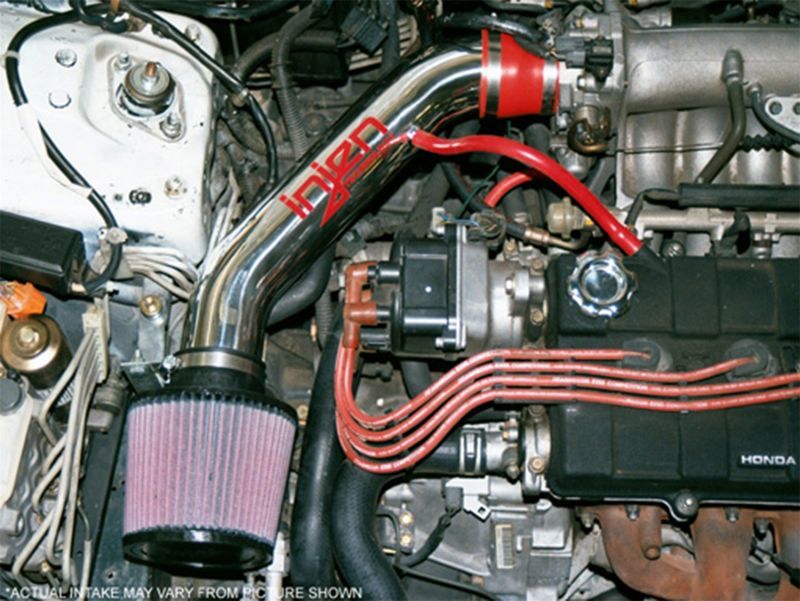 Injen Polished Short Ram Intake 94-01 Integra LS & Integra RS 1.8L 4 Cyl IS1420P Photo - Mounted