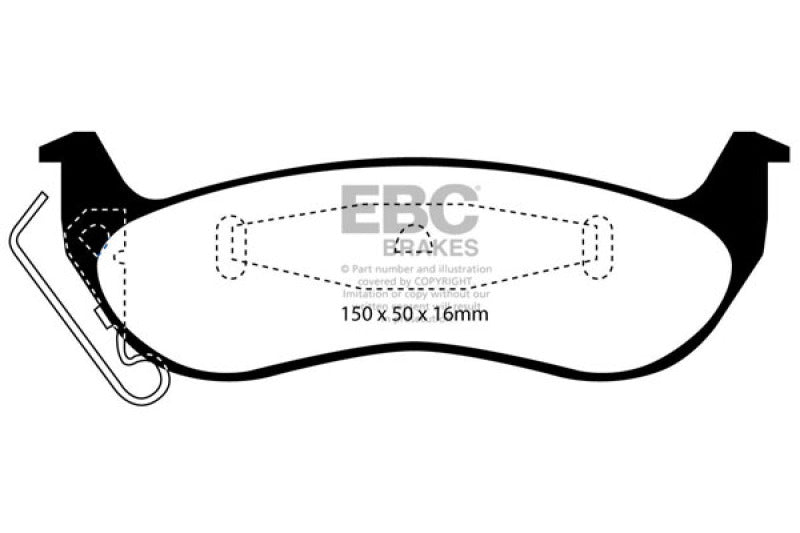 EBC Disc Brake Pad Set DP31677C Photo - Primary