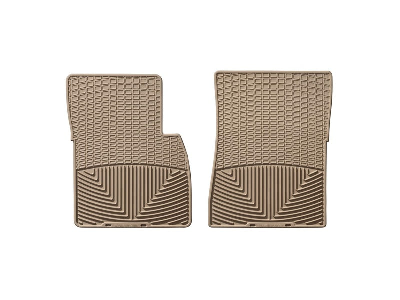 WeatherTech WT Rubber Mats - Front - Tan Floor Mats Floor Mats - Rubber main image