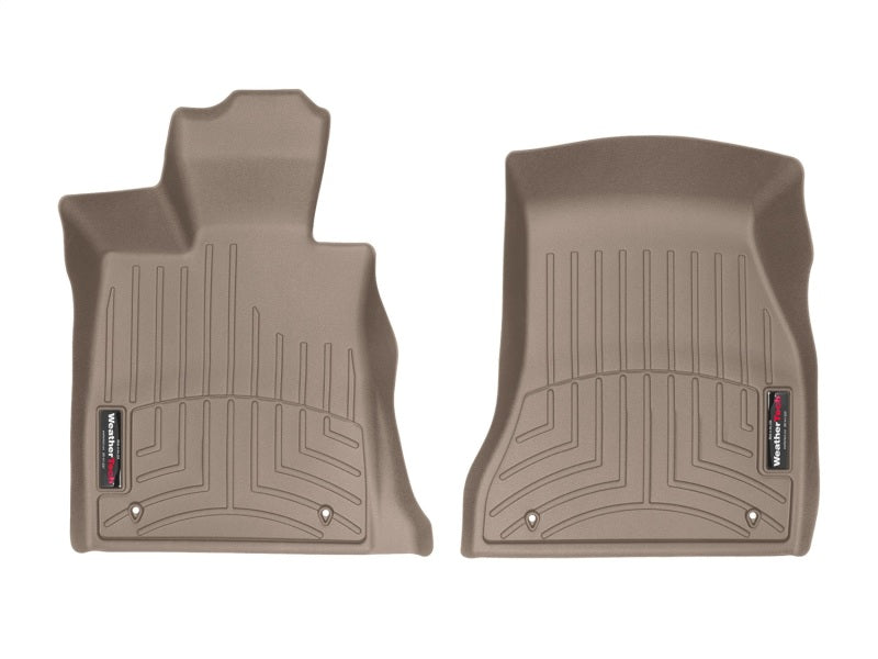 WeatherTech 2016+ BMW 7-Series Front FloorLiner - Tan (Vehicles w/o Rear Exec Lounge Seating) 459391 459391 Photo - Primary