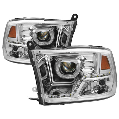 SPYDER xTune Dodge Ram 2009-2014 Halo LED Projector Headlights - Chrome PRO-JH-DR09-CFB-C 9036743 9036743 Photo - Primary
