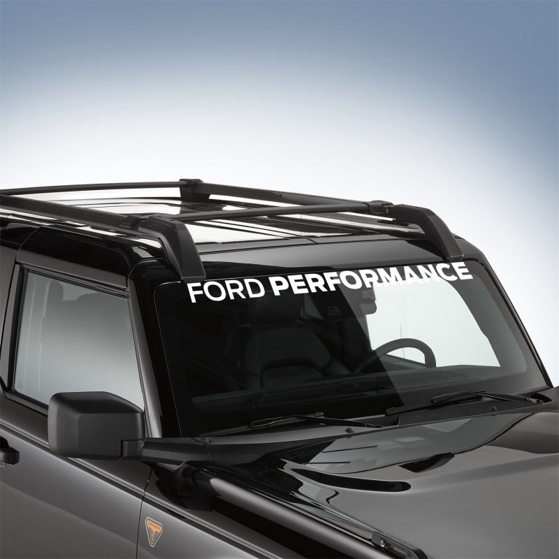 Ford Racing Ford Performance Bronco Windshield Banner - White M-1820-BRW M-1820-BRW Photo - Mounted