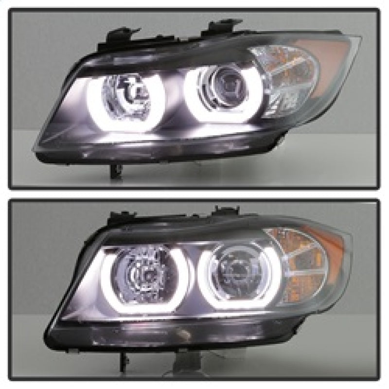 Spyder BMW E90 3-Series 06-08 4DR Headlights - Halogen Model Only - Black PRO-YD-BMWE9005V2-AM-BK 5083432 5083432 Photo - Unmounted