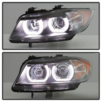 Spyder BMW E90 3-Series 06-08 4DR Headlights - Halogen Model Only - Black PRO-YD-BMWE9005V2-AM-BK 5083432 5083432 Photo - Unmounted