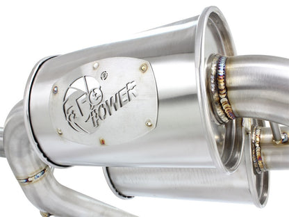 aFe MACH Force-Xp 2-1/2in 304 Stainless Steel Cat-Back Exhaust System w/Bl 49-36326-B Photo - Unmounted