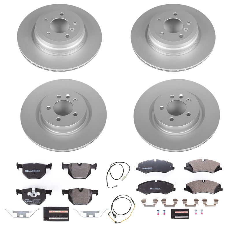 PowerStop Power Stop 13-15 BMW X1 Rear Euro-Stop Brake Kit ESK7009 ESK7009 Photo - Primary