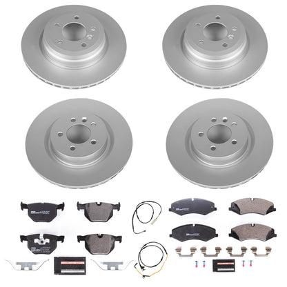 PowerStop Power Stop 13-15 BMW X1 Rear Euro-Stop Brake Kit ESK7009 ESK7009 Photo - Primary