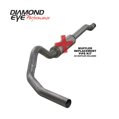 Diamond Eye Performance Diamond Eye KIT 4in CB SGL SS: 03-07 FORD 6.0L F250/F350 K4338S-RP K4338S-RP Photo - Primary