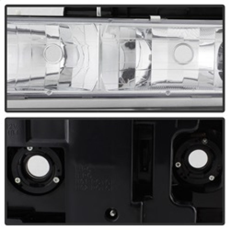SPYDER Xtune Chevy Suburban 94-98 Headlights w/ Corner & Parking Lights 8pcs Chrome HD-JH-CCK88-AM-C-SET 5069535 5069535 Photo - Unmounted