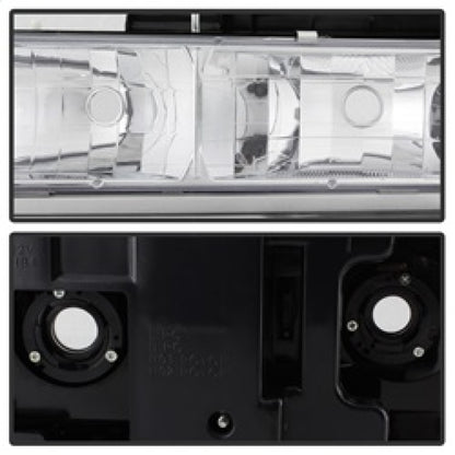 SPYDER Xtune Chevy Suburban 94-98 Headlights w/ Corner & Parking Lights 8pcs Chrome HD-JH-CCK88-AM-C-SET 5069535 5069535 Photo - Unmounted