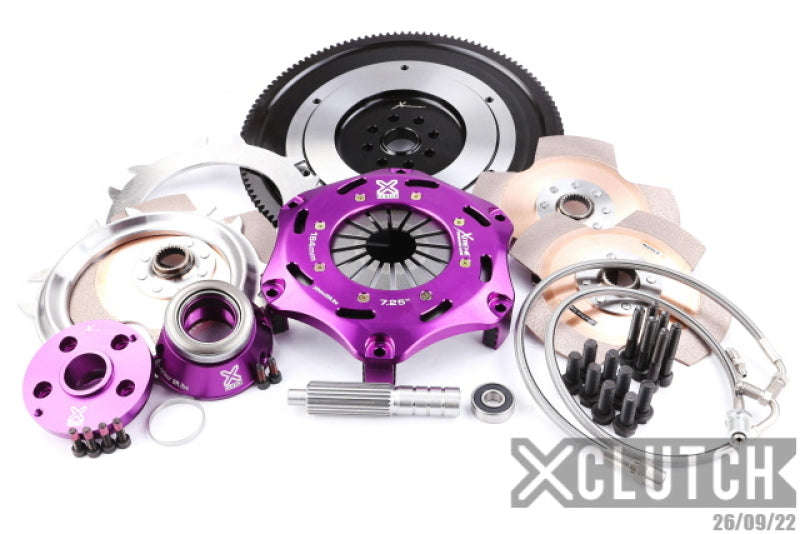 XCLUTCH 15-21 Subaru WRX STi Base 2.5L 7.25in Triple Solid Ceramic Clutch Kit XKSU18621-3E XKSU18621-3E Photo - Primary