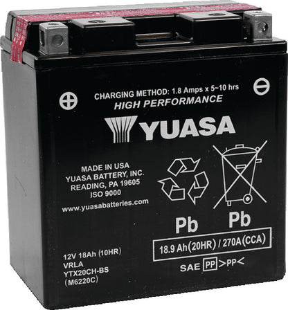 Yuasa Battery Yuasa Ytx20Ch-Bs Yuasa Battery YUAM6220C YUAM6220C Photo - Primary