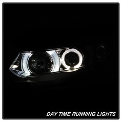 Spyder Honda Civic 06-08 2Dr Projector Headlights LED Halo Chrome High H1 Low H1 PRO-YD-HC06-2D-HL-C 5010797 5010797 Photo - Unmounted