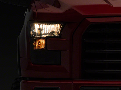 Raxiom 15-17 Ford F-150 Axial OEM Style Rep Headlights- Chrome Housing- Smoked Lens T551346 T551346 Photo - Primary