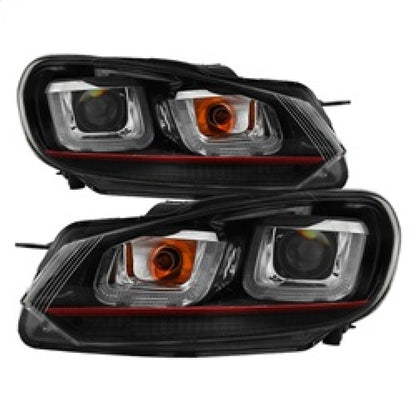 Spyder Volkswagen Golf / GTI 10-13 Version 3 Projector Headlights - Black PRO-YD-VG10V3R-DRL-BK 5082046 5082046 Photo - Primary